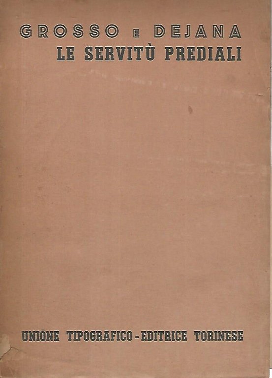 Le servitù prediali