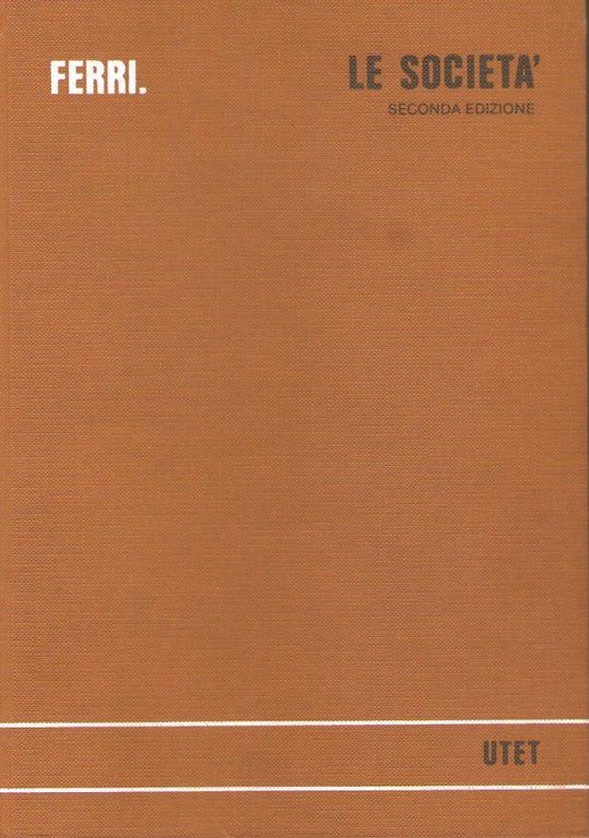 Le società seconda edizione