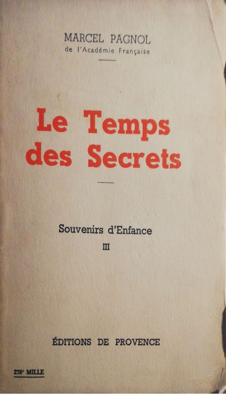 Le temps des Secrets