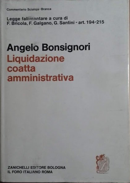 Legge fallimentare a cura di F. Bricola, F. Galgano, G. …