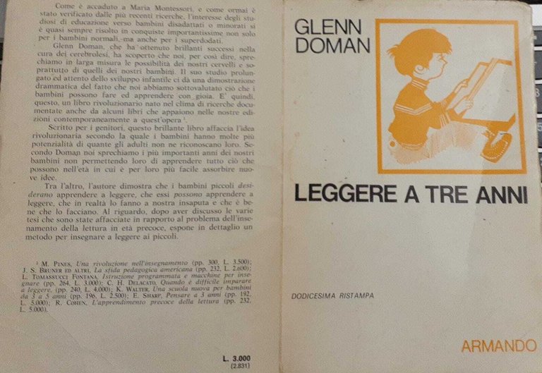 Leggere a tre anni