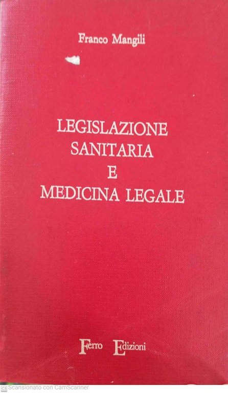 Legislazione sanitaria e medicina legale