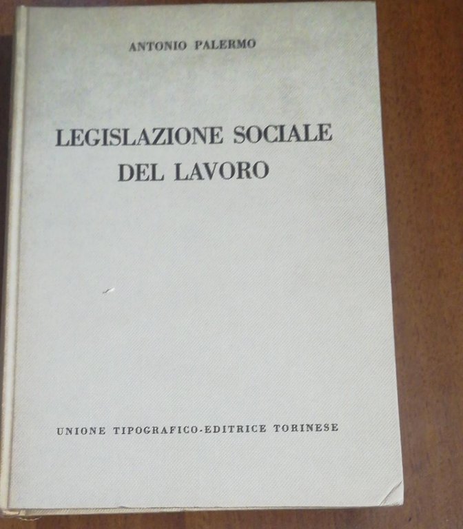 Legislazione sociale del lavoro. | Immagine Gallery 2