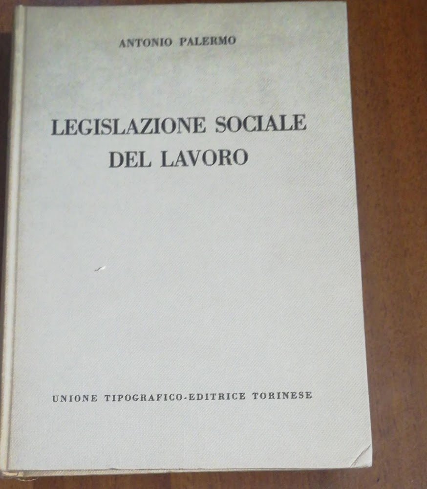 Legislazione sociale del lavoro. | Immagine principale