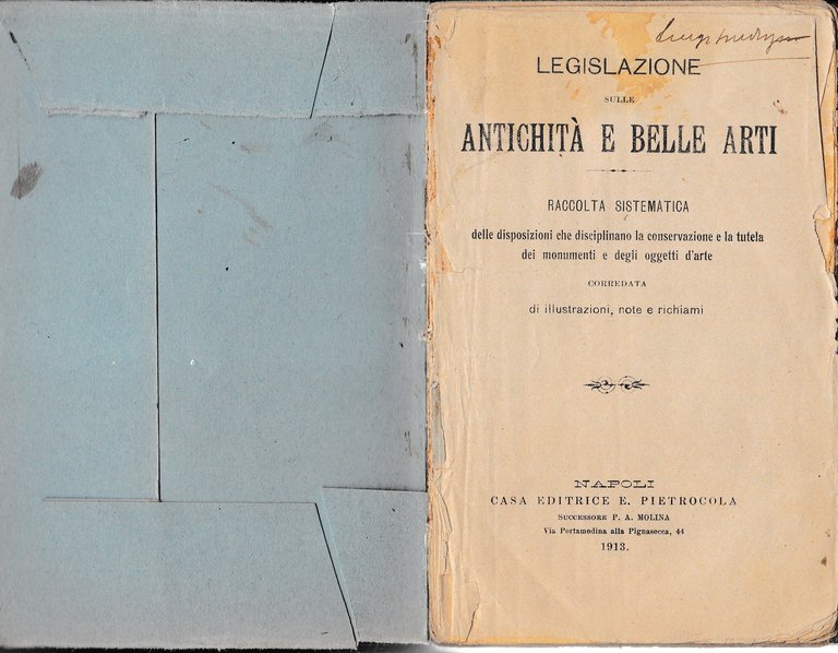 Legislazione sulle antichità e belle arti