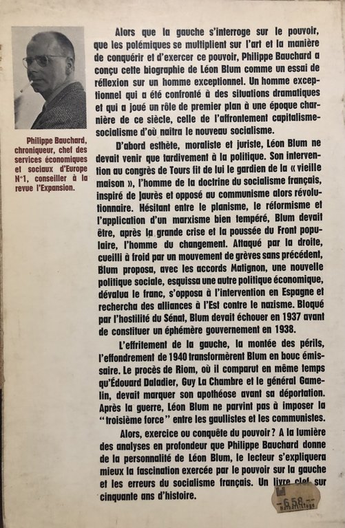 Léon Blum. Le pouvoir pour quoi faire?