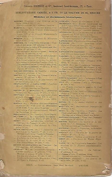 Les drames de l'histoire
