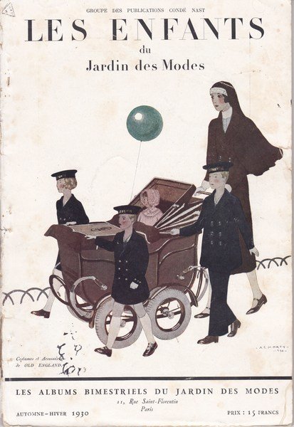 Les Enfants du `Jardin des Modes`. Autunno-Inverno 1930.