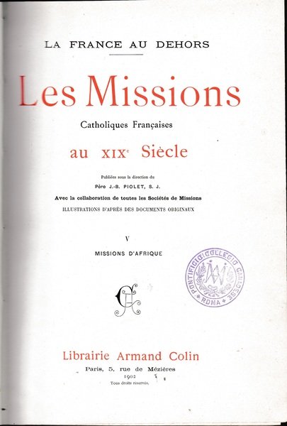 Les Missions Catholiques Francaises au XIX^ Siècle. V - Missions … | Immagine Gallery 2
