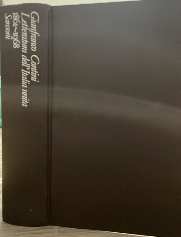 Letteratura dell'Italia unita 1861-1968