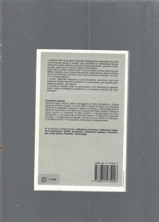 Letteratura Italiana