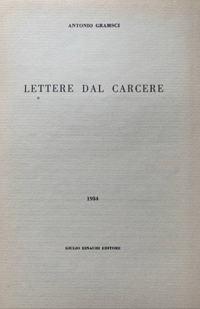 Lettere dal carcere