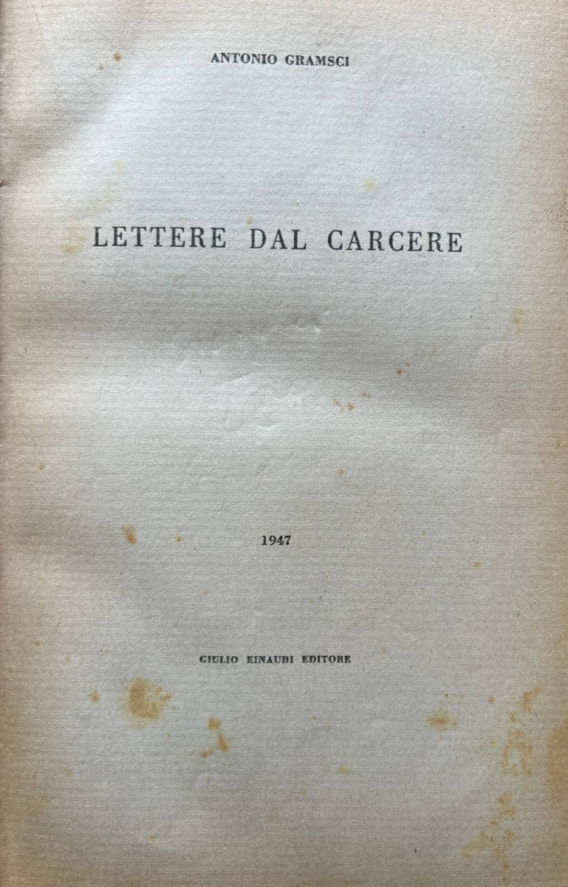 Lettere dal carcere