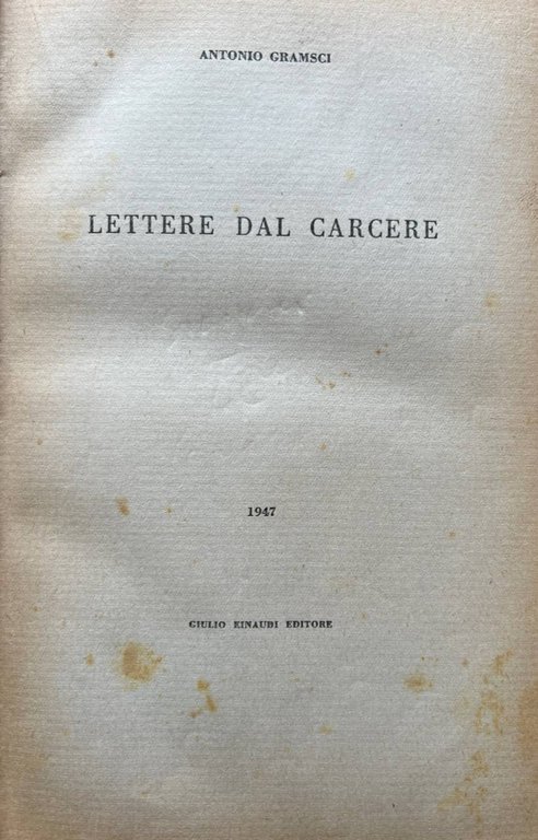Lettere dal carcere