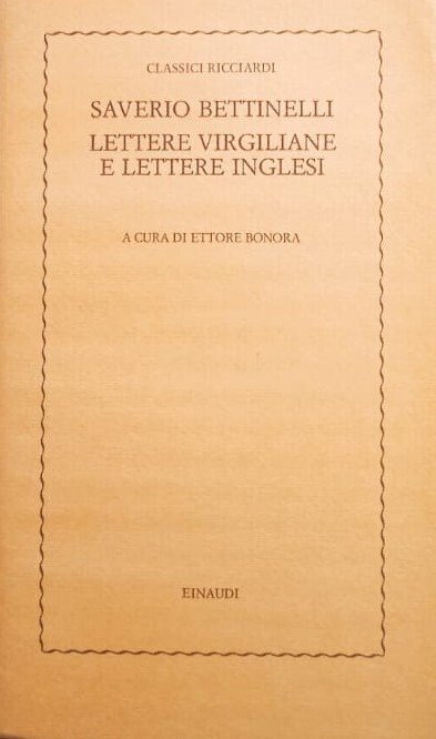 Lettere virgiliane e lettere inglesi