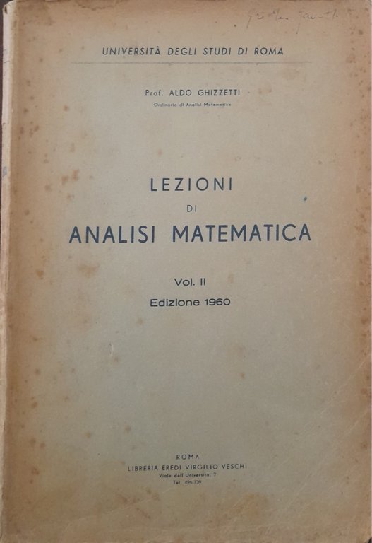Lezioni di analisi matematica (vol.II)