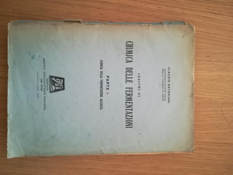 Lezioni di chimica delle fermentazioni