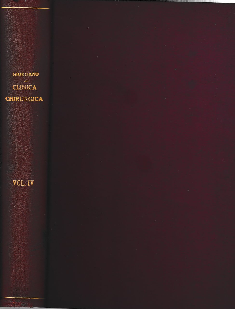 Lezioni di clinica chirurgica 4^ vol.
