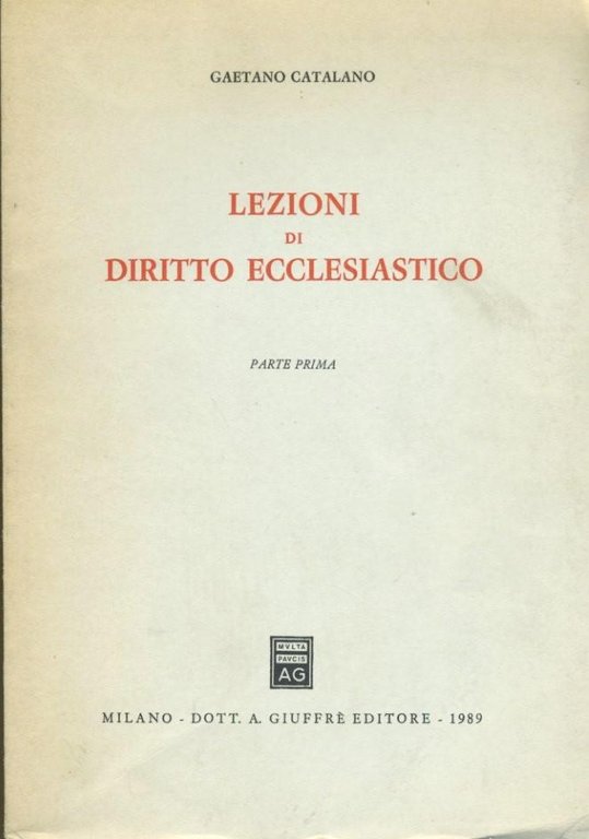 Lezioni di diritto ecclesiastico. Parte prima | Immagine Gallery 2
