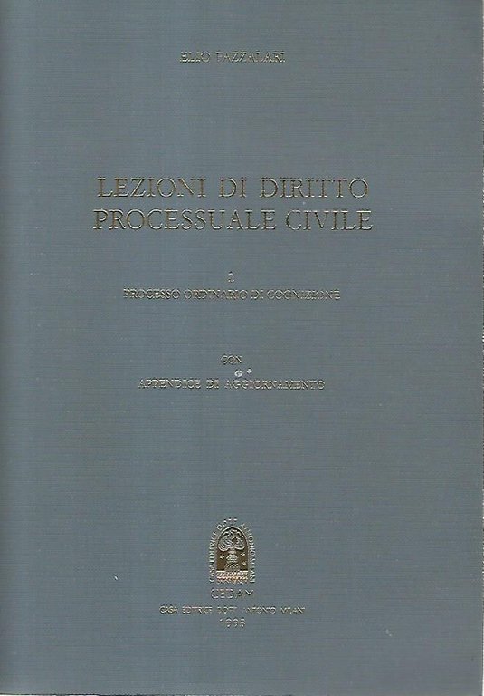 Lezioni di diritto processuale civile. I processo ordinario di cognizione | Immagine Gallery 2