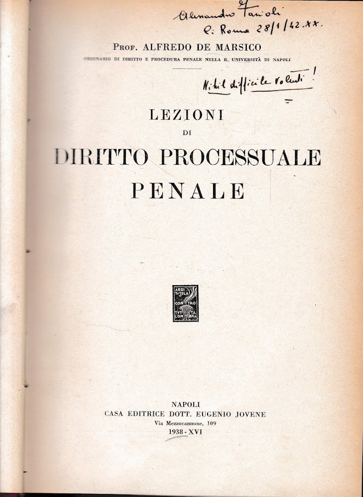 Lezioni di diritto processuale penale