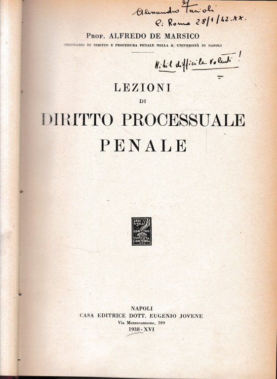 Lezioni di diritto processuale penale