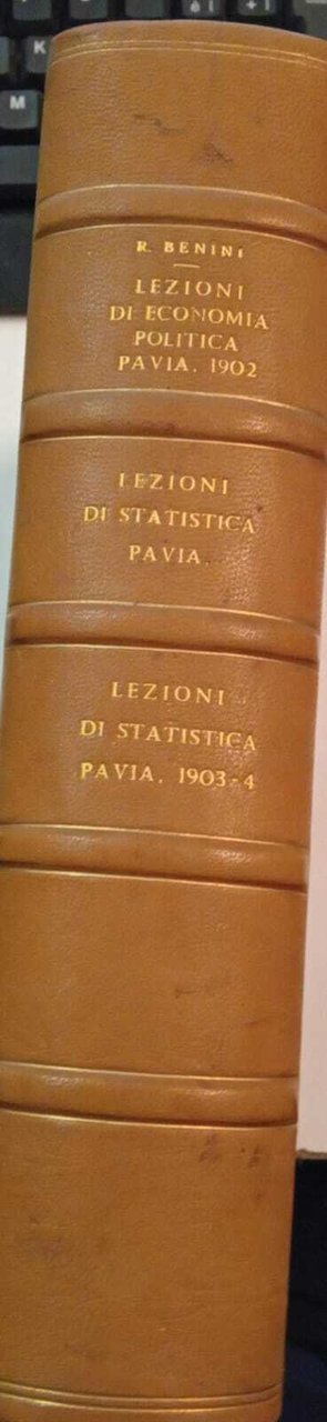 Lezioni di economia politica. Lezioni di statistica.
