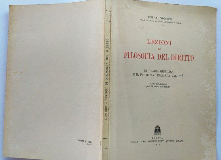 Lezioni di filosofia del diritto. La realtà giuridica e il …