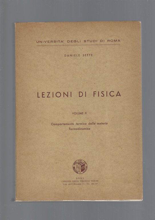 LEZIONI DI FISICA , vol. II