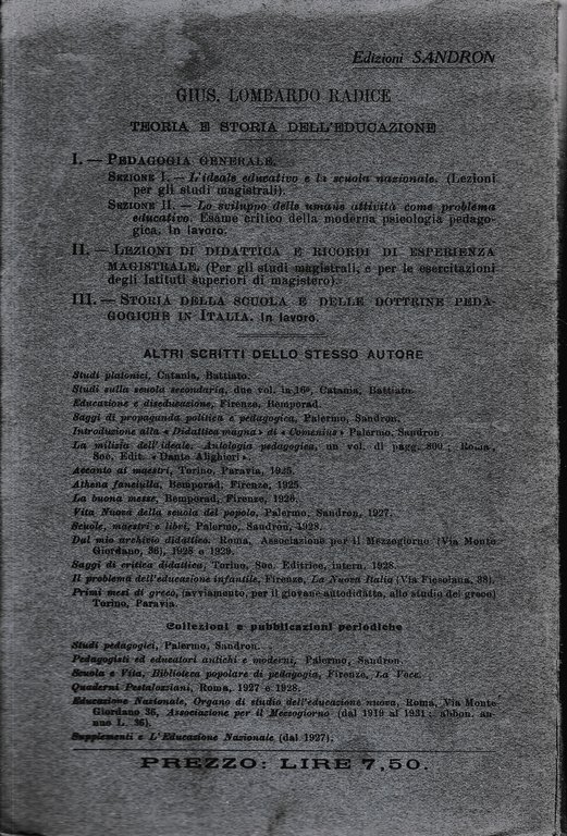 Lezioni di Pedagogia Generale, sezione I. Appunti e notizie | Immagine Gallery 4