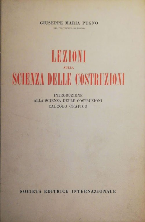 Lezioni sulla scienza delle costruzioni