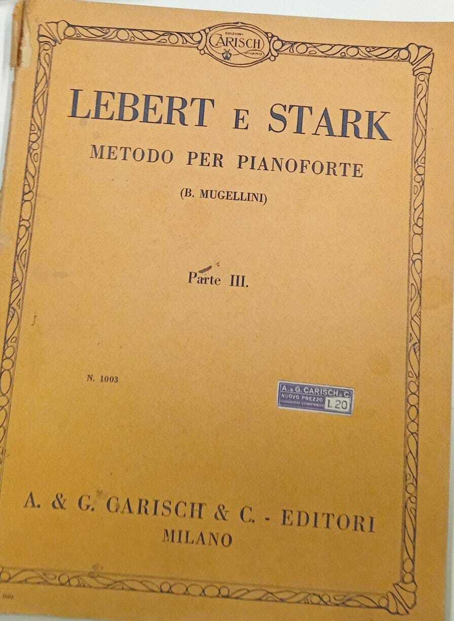 Libert e Stark metodo per pianoforte (parte III) | Immagine principale