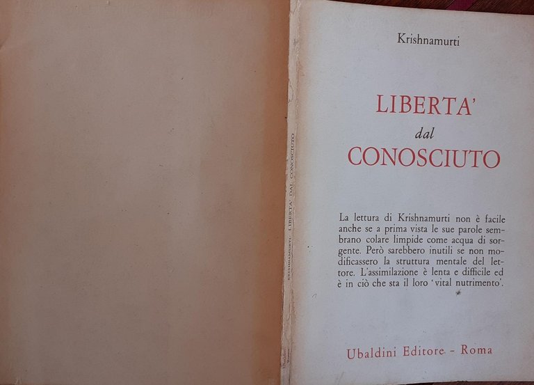 Liberta' dal sconosciuto