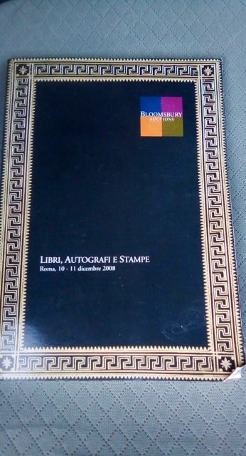 libri autografi e stampe