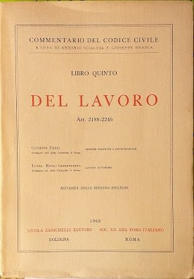 Libro Quinto: del lavoro, art. 2188-2246