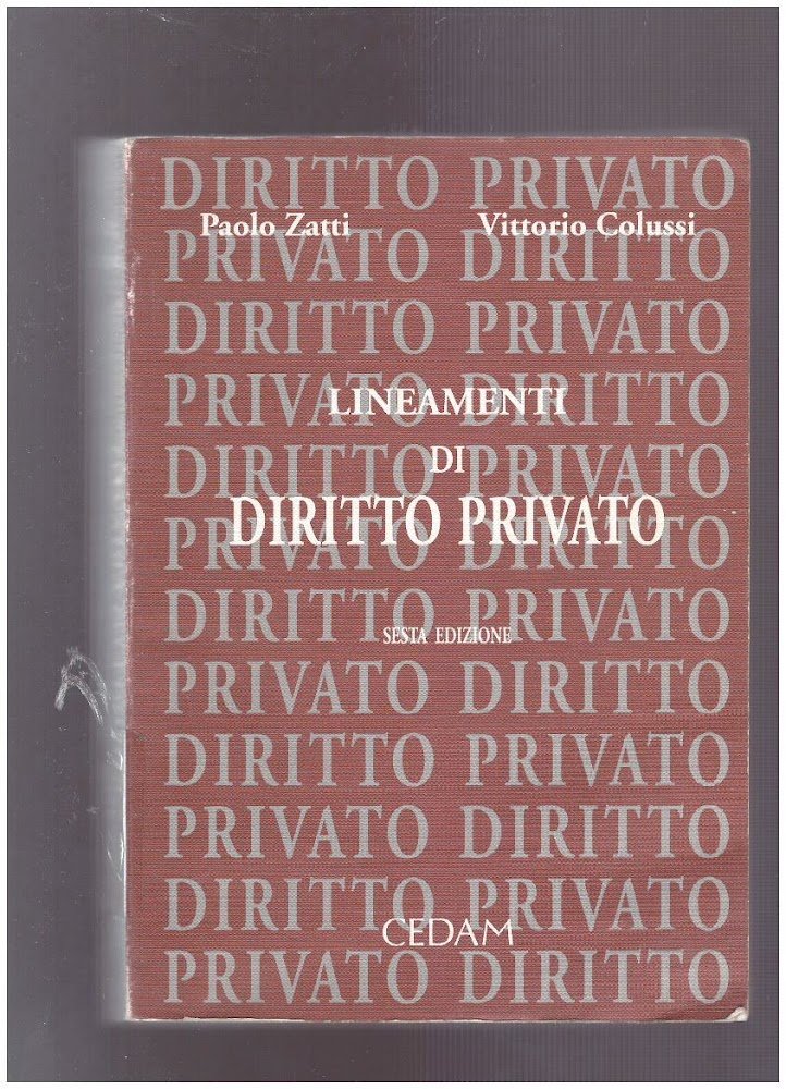 Lineamenti di diritto privato