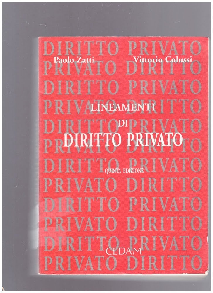 Lineamenti di diritto privato