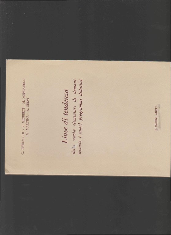 linee di tendenza della scuola elementare di domani secondo i …