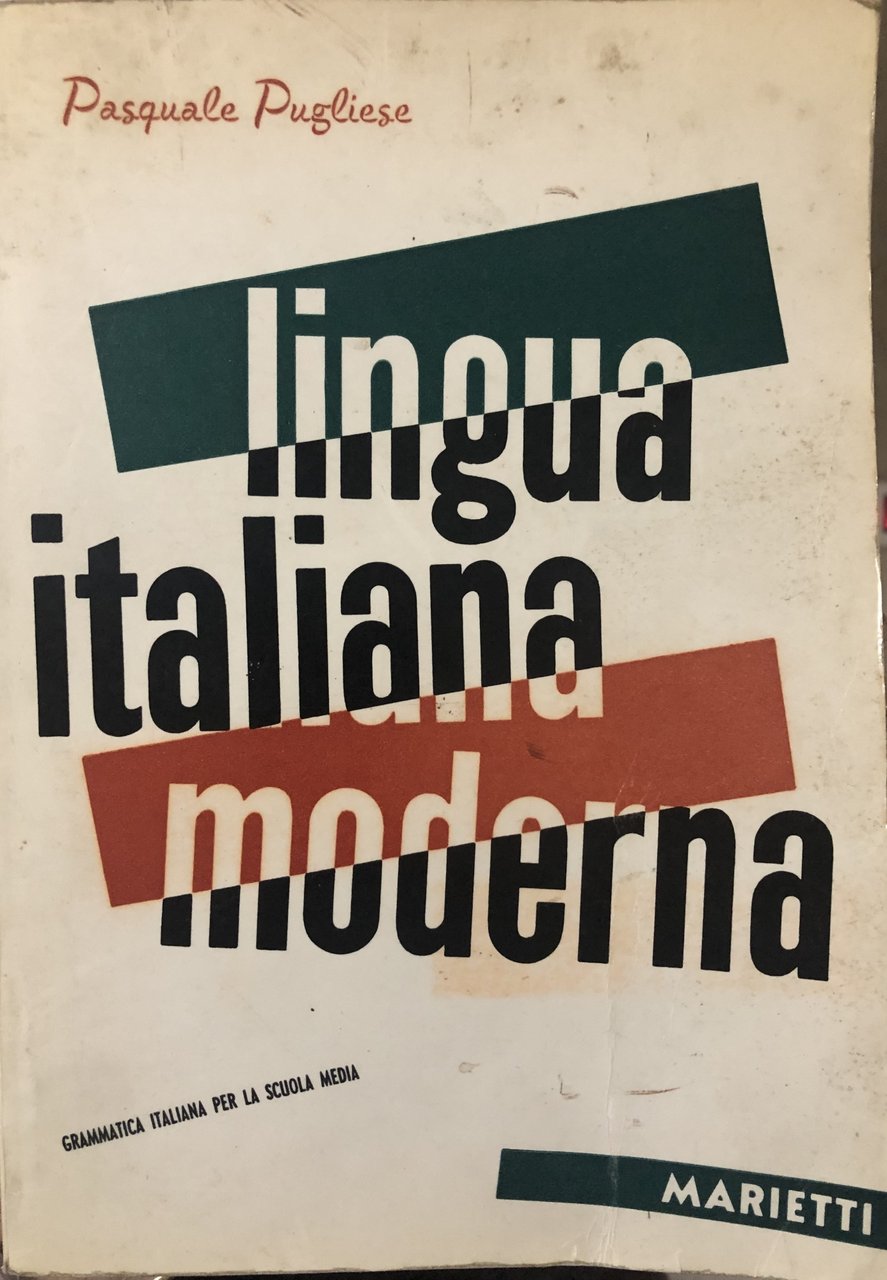 Lingua italiana moderna