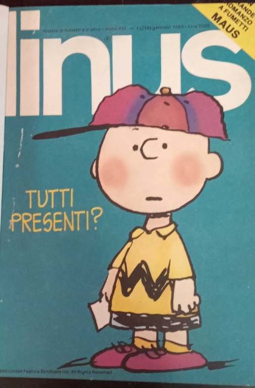 Linus, dal n. 1 al n. 6.