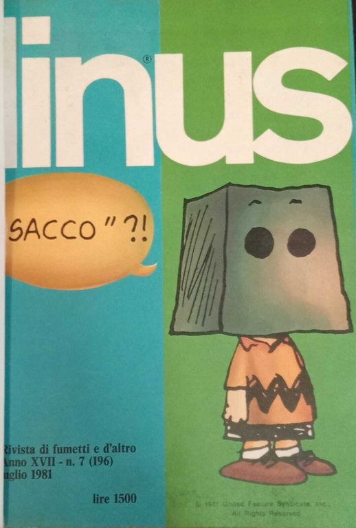 Linus, dal n. 7 al n.12, più supplemento. | Immagine Gallery 2