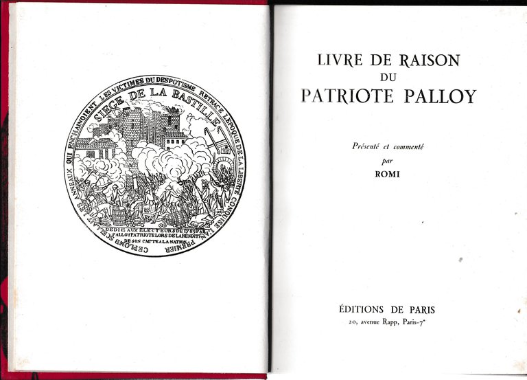 Livre de raison du Patriote Palloy | Immagine Gallery 2