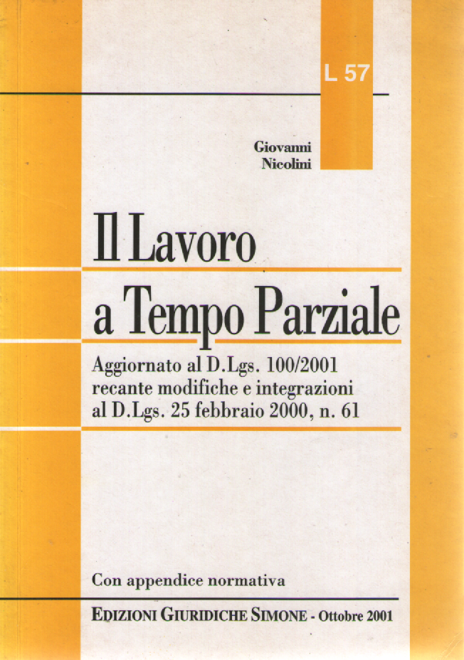 ll lavoro a tempo parziale. | Immagine principale
