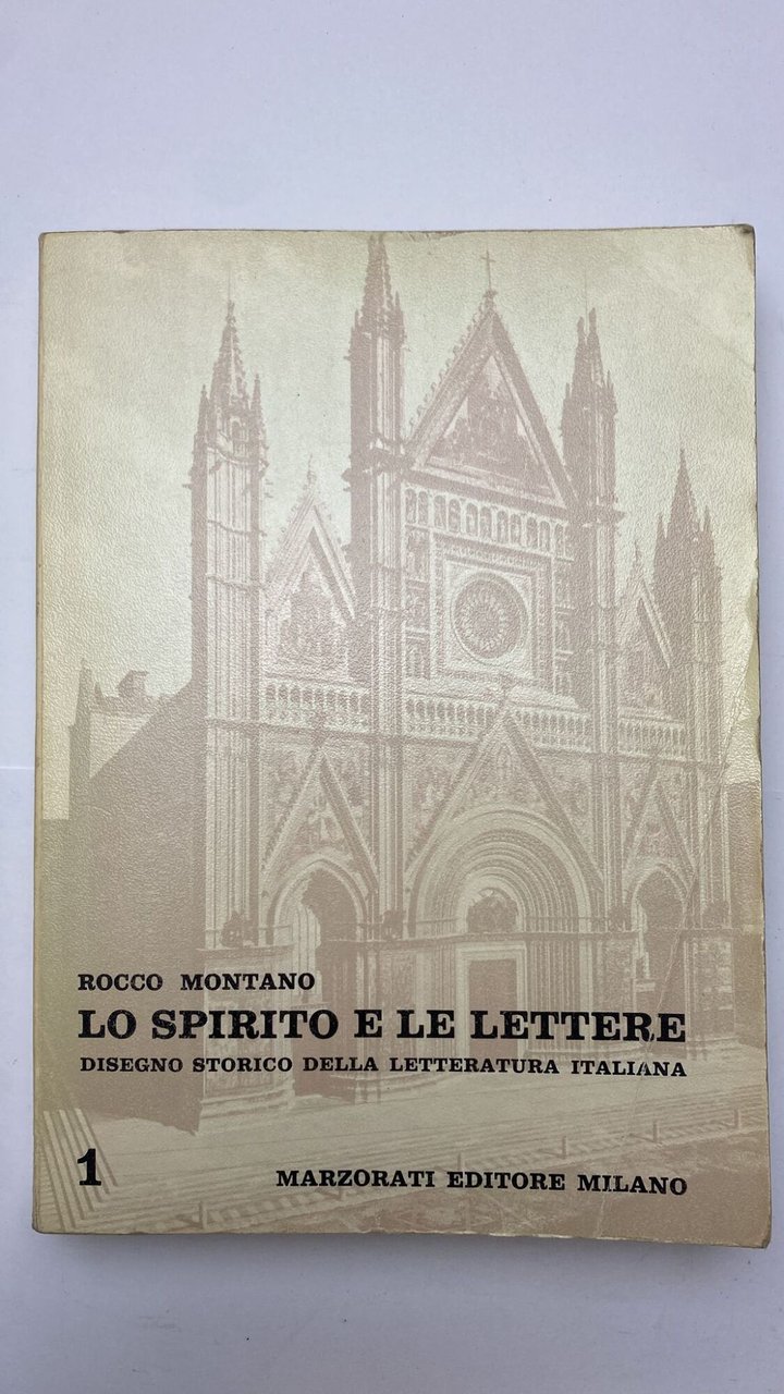 Lo spirito e le lettere. Vol. 1 | Immagine principale