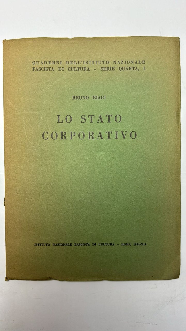 Lo stato corporativo | Immagine principale