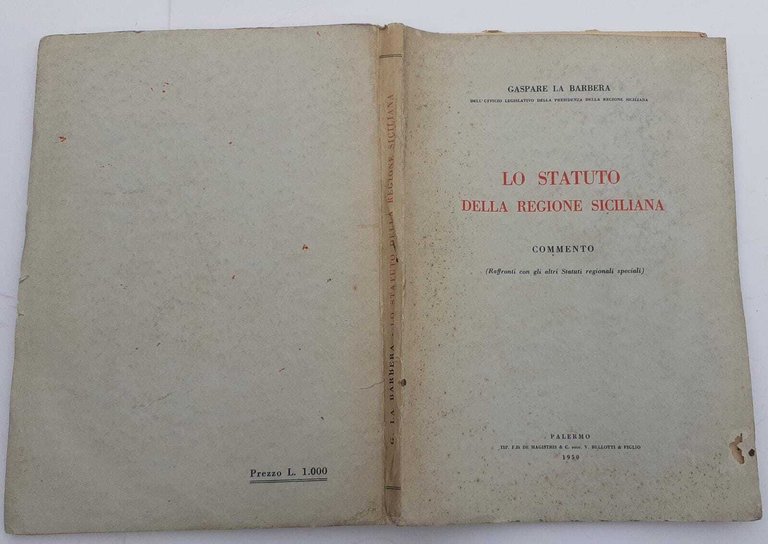 Lo statuto della regione siciliana