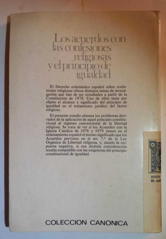 Los acuerdos con las confesiones religiosas y el principio de … | Immagine Gallery 4