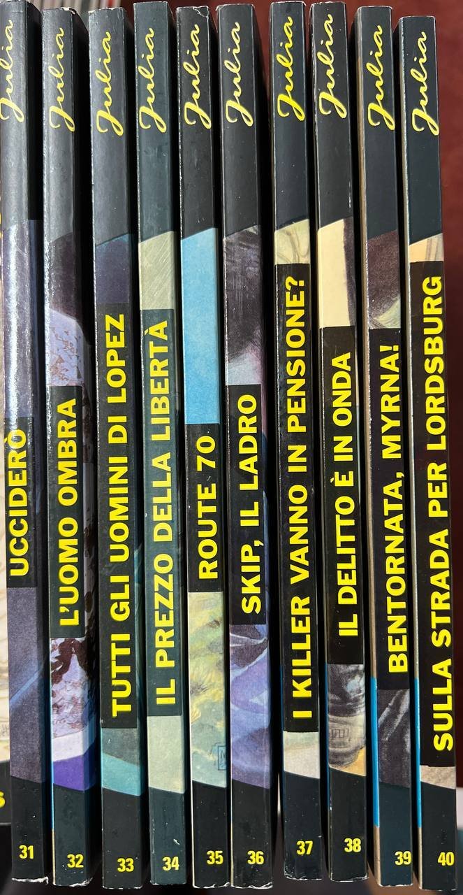 Lotto 10 fumetti Julia ( da n^ 31 a 40).