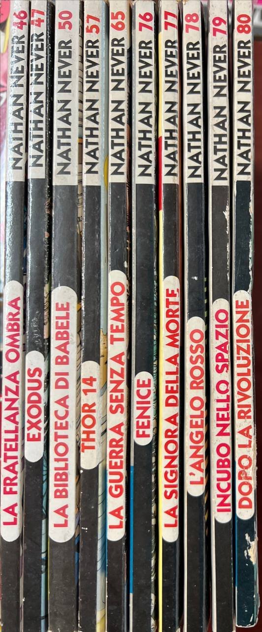 Lotto 10 fumetti Nathan Never (n^ 46-47-50-57-65-76-77-78-79-80). | Immagine principale