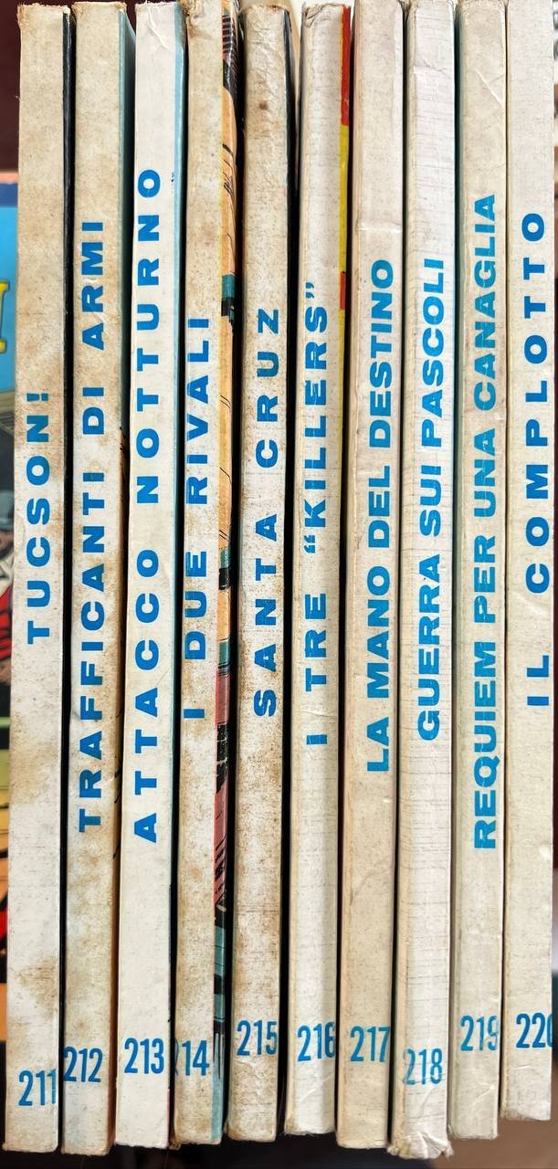 Lotto 10 fumetti Tex (da n^ 211 a 220).